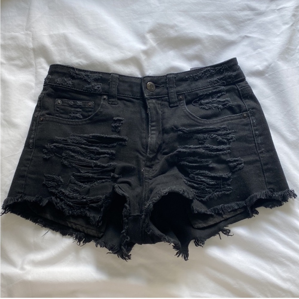 EUC American eagle vintage hi-rise festival shorts